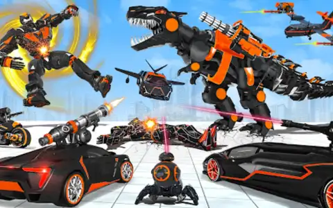 Dino Robot Game скриншот 2
