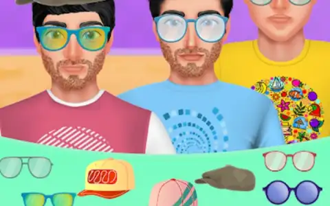 Barber Salon Beard & Hair Game скриншот 2